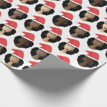 Melanin Black Women Santa Hats