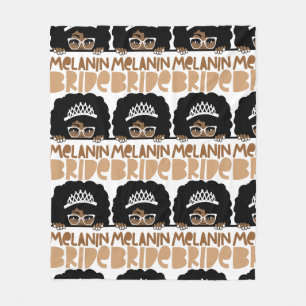 Melanin Bride Blanket Fleecefilt