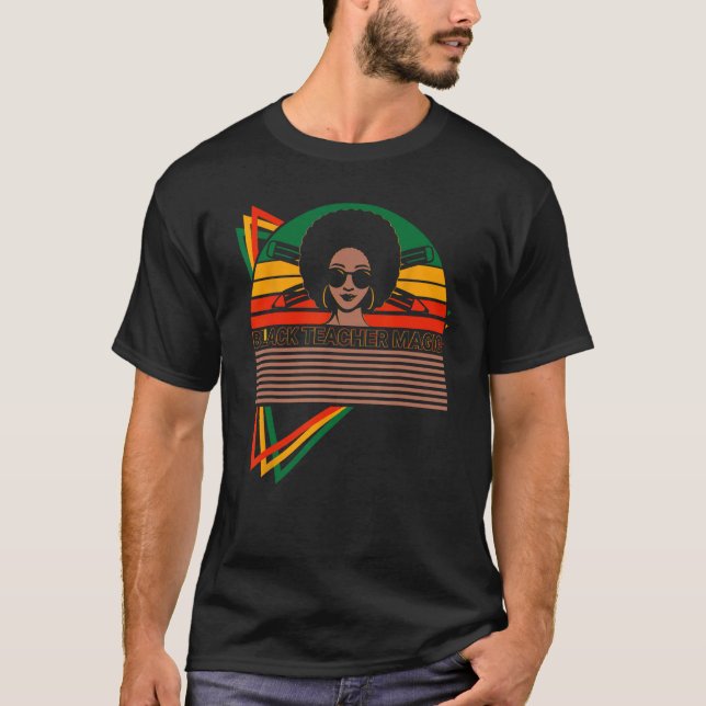 Melanin Brown Skin Black History Lacher Mag T Shirt (Framsida)