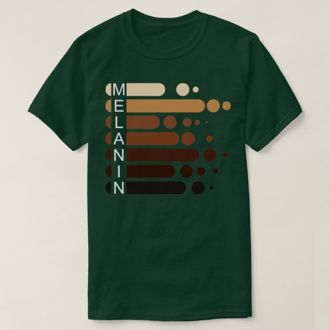 Melanin Drippin Melanin T Shirt (Design framsida)