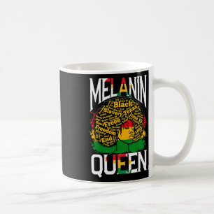 Melanin Drottning Kvinna Kaffemugg