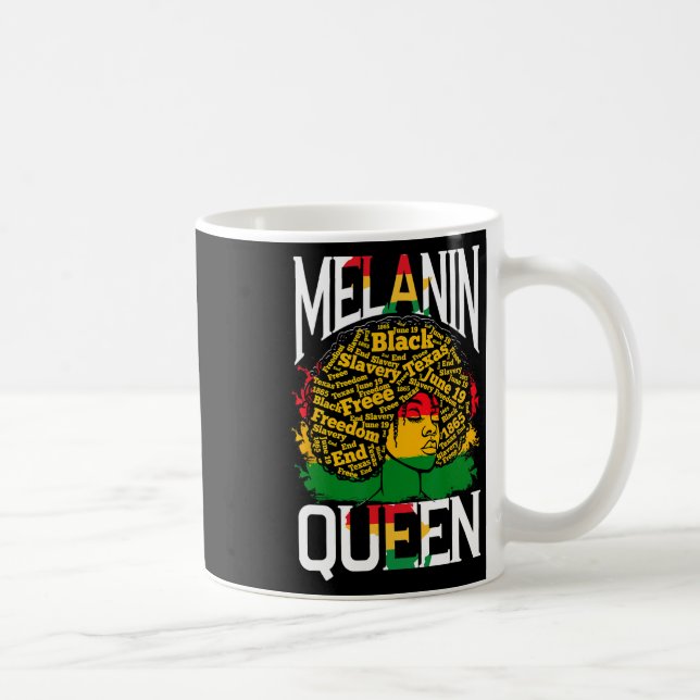 Melanin Drottning Kvinna  Kaffemugg (Höger)