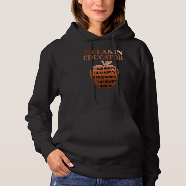 Melanin Educator Black History Month Tee (Framsida)