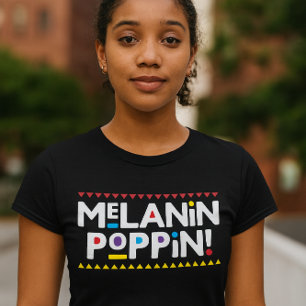 Melanin exploderar t shirt