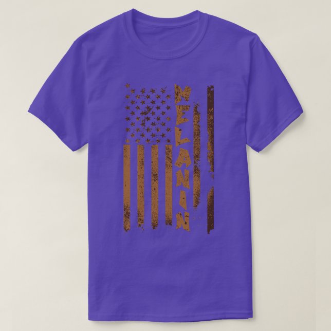 Melanin Flagga T Shirt (Design framsida)