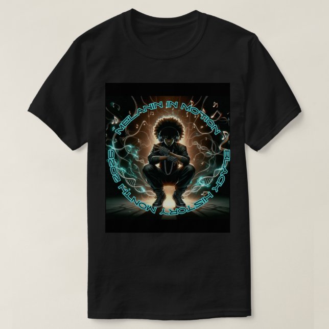 Melanin Flyttar Universe: A Tribute T Shirt (Design framsida)
