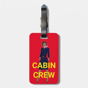 MELANIN FÖR STEWARDESS FÖR BAGAGEBRICKA