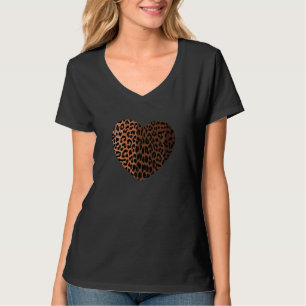 Melanin Hjärt Leopardtryck Svarta Historien Månad T Shirt
