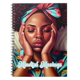 MELANIN INSPIRED 80 SIDA SPIRAL NOTEBOOK ANTECKNINGSBOK