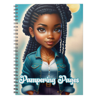 MELANIN INSPIRED 80 SIDOR SPIRAL NOTEBOOK ANTECKNINGSBOK