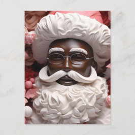 Melanin jul Chocolate Black Jultomten Roligt Vykort