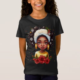 Melanin jul Kärlek Black Girl Magic Sista T-Sh T Shirt