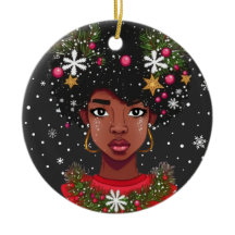 Melanin jul Magic Black Girl Woman Sista