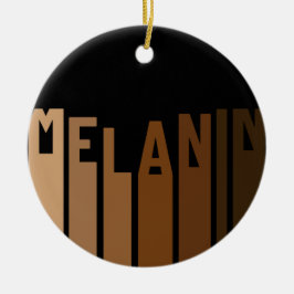 Melanin jul Winter Black Girl Magic Sista Julgransprydnad Keramik