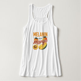 "Melanin & Mango" Svart Heritage Sommar Tank Linne Med Racerback