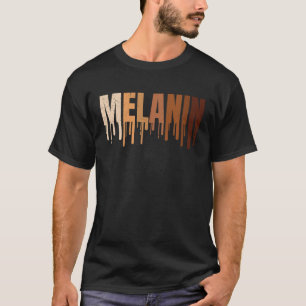 Melanin mörk skin färg och stolt Afrika 1 T Shirt