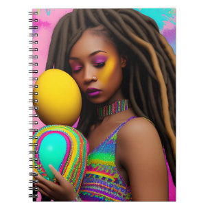 Melanin Påsk Rainbow Vår Sista Birthday Anteckningsbok