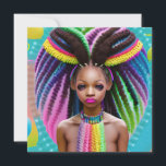 Melanin Påsk Rainbow Vår Sista Birthday Kort<br><div class="desc">Melanin Påsk Rainbow Vår Sista Birthday</div>