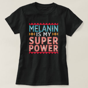 Melanin Poppin Design T Shirt