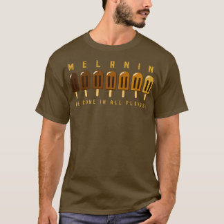 Melanin Popsicles Brown Skin Firande T Shirt