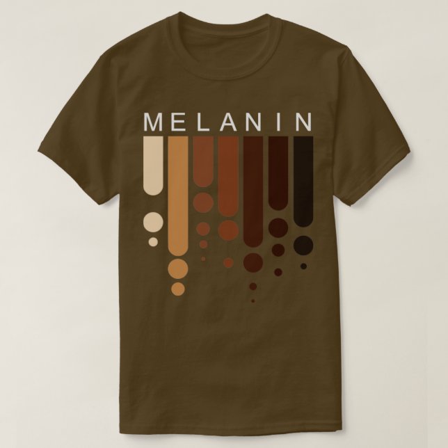 Melanin Pride Black T Shirt (Design framsida)