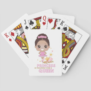 Melanin Princess Training to be Queen Ballerina Casinokort