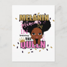 Melanin Princess Training to be Queen Lilibet Gift