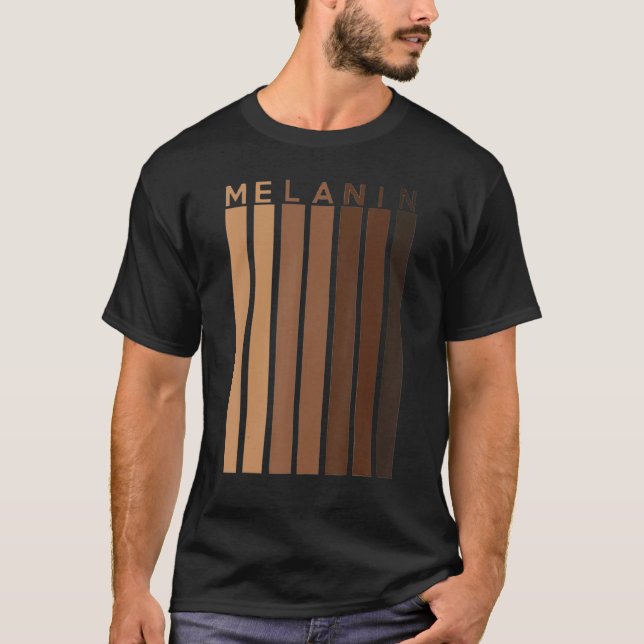Melanin Queen Tee African American Strong Black Na (Framsida)