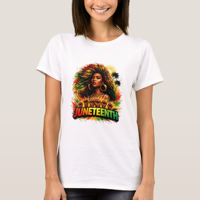 Melanin Queen Unity T Shirt (Framsida)