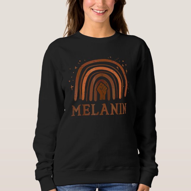 Melanin Rainbow Black History African American Pri T Shirt (Framsida)