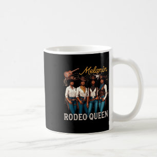 Melanin Rodeo Queen Black Cowgirl African Kaffemugg