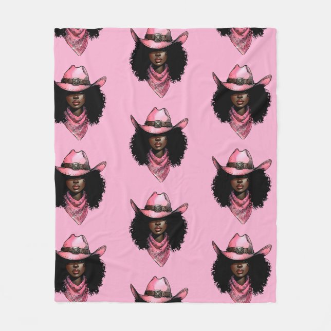 Melanin Rodeo Queen Fleecefilt (Framsidan)