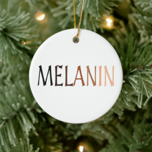 MELANIN Shades of Black Julgransprydnad Keramik