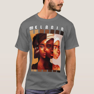 Melanin Shades Women Afrocentric Black Pride 1 T Shirt