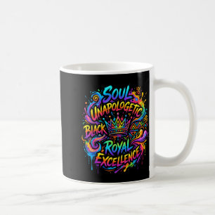 Melanin stolthet svart historia juneteenth frihets kaffemugg