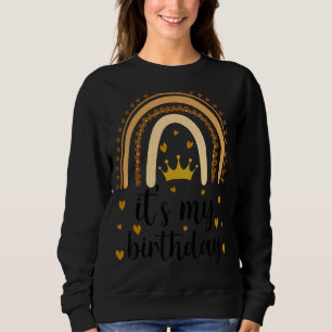 Melanin Sweater for Black Women Det är min födelse T Shirt