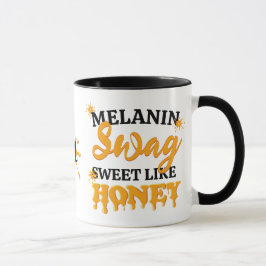 MELANIN Sweet like honey SWAG Monogram Mugg