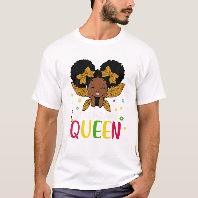Melanin T Shirt for Birthday (Framsida)