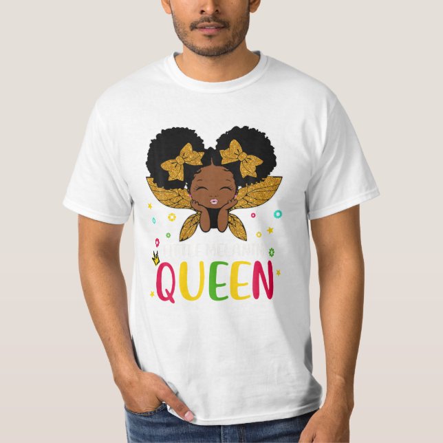 Melanin T Shirt for Birthday (Framsida)