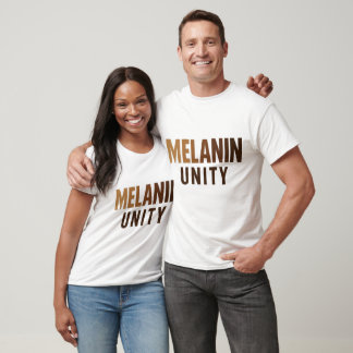 Melanin Unity – Dripping Shades of Strength T Shirt
