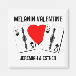 Melanin Valentine BLACK QUEEN KUNG Magnet