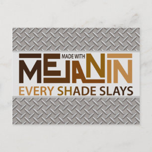 Melanin Varje Nyans Slår Vykort