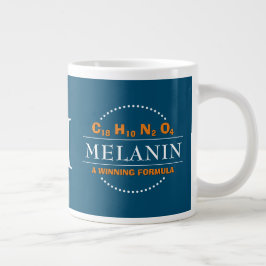 MELANIN Winthrop Formel TEAL Monogram Jumbo Mugg