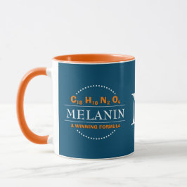 MELANIN Winthrop Formel Teal Monogram Mugg