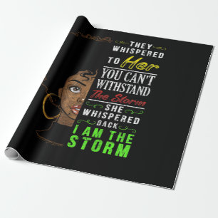 Melanin Women African American Pride Black History Presentpapper