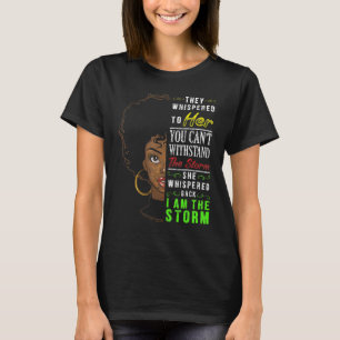 Melanin Women African American Pride Black History T Shirt