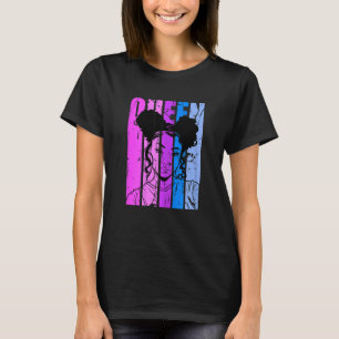 Melanin Womens Black Empowerment Black Pride Afro T Shirt