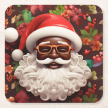 Melanin Xmas Svart jul Tomte Bruh Sista