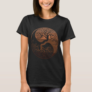 Melanin Yin Yang Träd Life Black History BLM Zen B T Shirt
