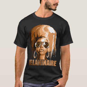 Melaninaire Women Melanin Poppin Black History Gif T Shirt
